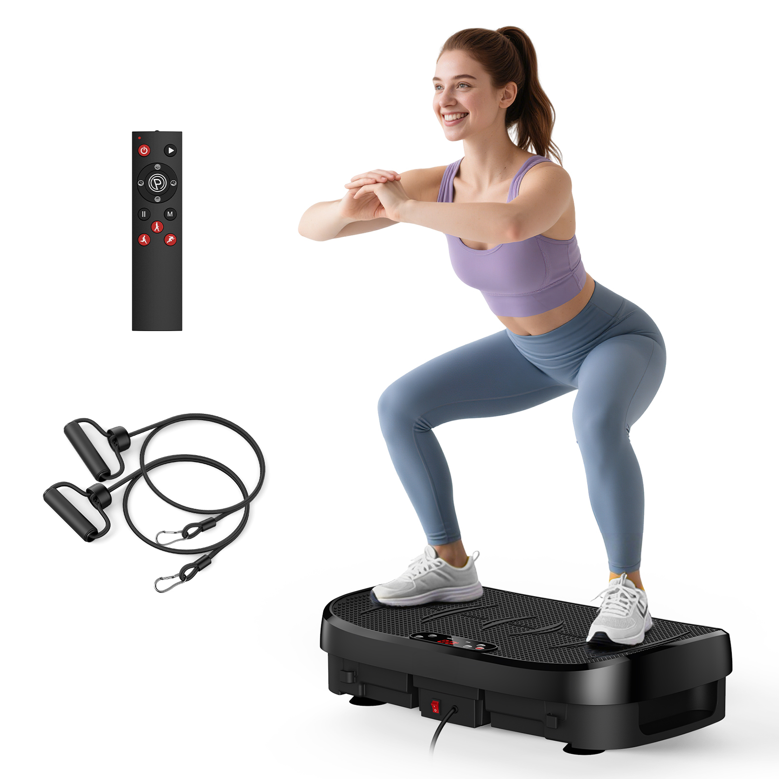 Sports Equipment Pictures - Vibrationsplatte zur Fettverbrennung, Fitness-Plattform für den