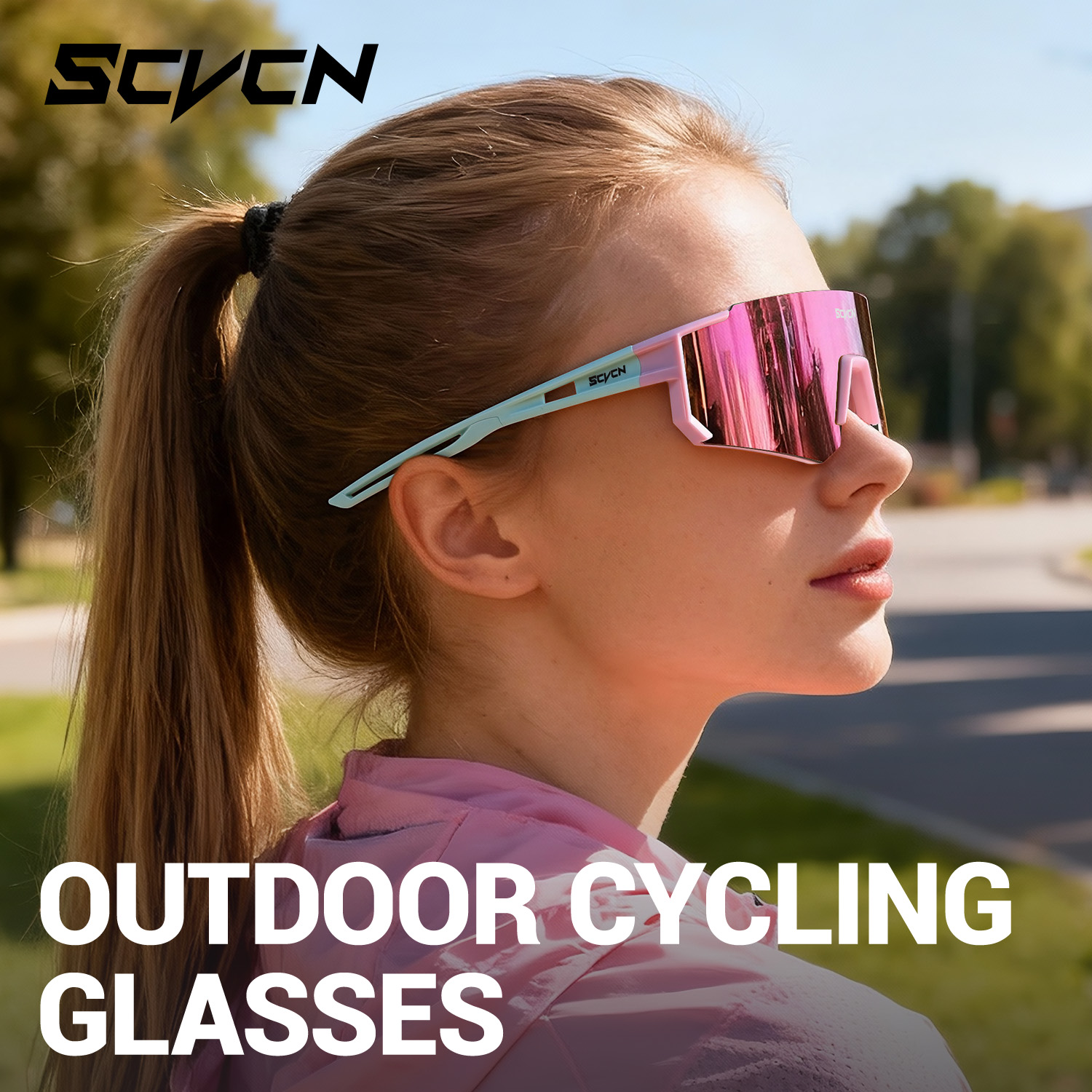 SCVCN Rosa Fahrradbrille Fahrr – Sports Equipment Photos Bewertung und Preis