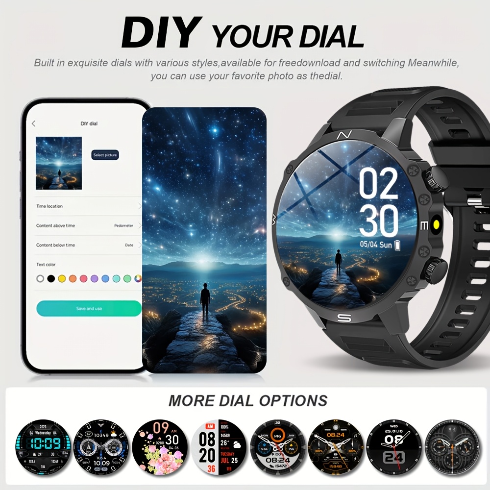 Herren-Smartwatch für iPhone u – Sports Equipment In French Bewertung und Preis
